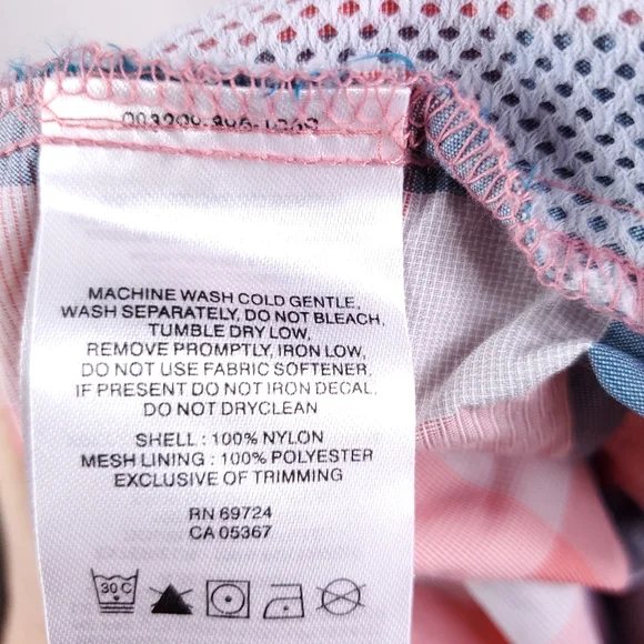 Columbia Sportswear Pink/Blue Plaid Windbreaker Jacket - Picture 8 of 9